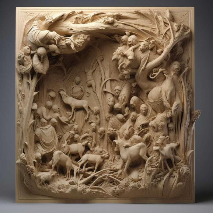 نموذج ثلاثي الأبعاد لآلة CNC 3D Art 